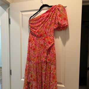 ASTR the Label Santorini Dress - Pink Multifloral Small